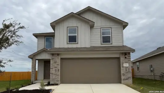 New construction Single-Family house 1734 Great Bittern, San Antonio, TX 78253 plan The Davis - image