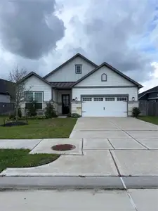 New construction Single-Family house 1314 Hidden Oaks Dr, Tomball, TX 77375 plan Portico - image