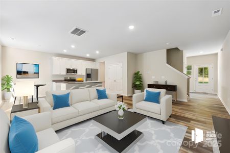 Virtually Staged Living Area