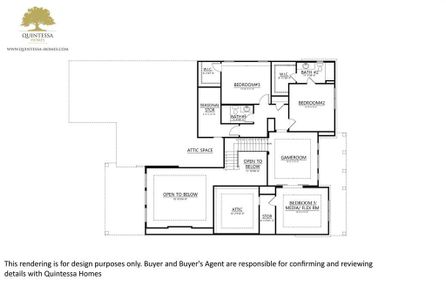 Artist Rendering of 2nd Floor Plan.