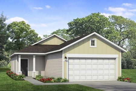 New construction Single-Family house 13408 Roughstock Wy, Mustang Ridge, TX 78610 plan Durango 1230 - image