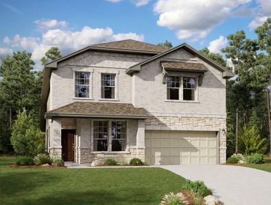 New construction Single-Family house 304 Juniper Pass Dr, Brookshire, TX 77423 plan Presley - image