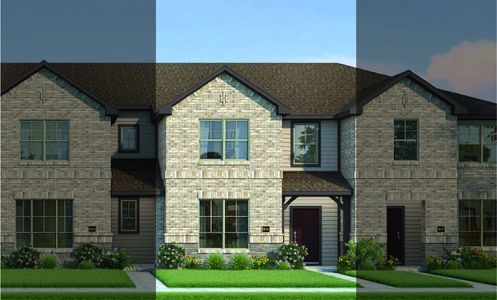 New construction Townhouse house 267 Territory Trl, Fort Worth, TX 76120 plan Travis 5B4 - image