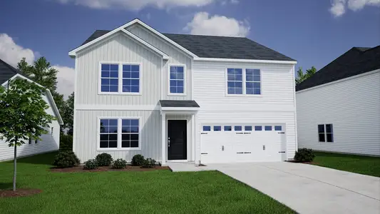 New construction Single-Family house Summerfield, NC 27358 plan Warren - Genesis Value Collection - image