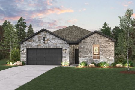 New construction Single-Family house 17011 Skyflower Blossom Ln, Waller, TX 77484 plan Travis - image