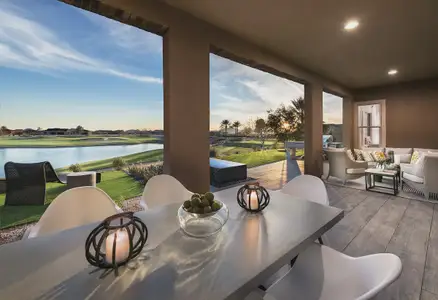 New construction Single-Family house 719 E Peach Tree St, Queen Creek, AZ 85140 plan Cordoba Elevation A - image