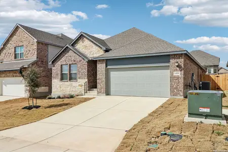 New construction Single-Family house 1419 Arcas Wy, San Antonio, TX 78245 plan The Preston (C403) - image