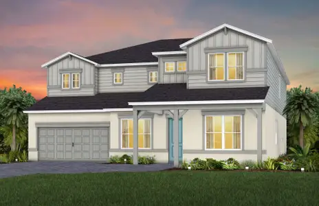 New construction Single-Family house 16920 Lone Oak Cir, Orlando, FL 32832 plan Roseland - image