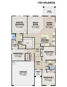 New construction Single-Family house 4308 Ebro River St, Brownsville, TX 78520 plan Valencia - image