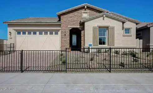 New construction Single-Family house 16342 W Jackson St, Goodyear, AZ 85338 Hacienda Series - Amethyst- photo 0