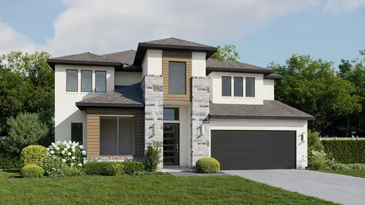 New construction Single-Family house 447 Canyon Path, San Antonio, TX 78258 plan 3484M - image