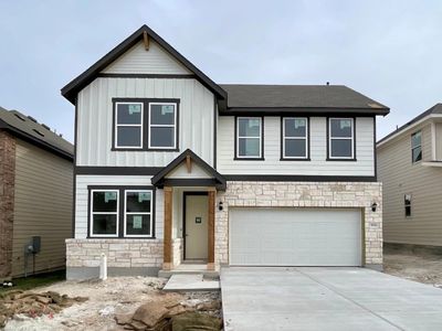 New construction Single-Family house 604 Palo Brea Lp, Hutto, TX 78634 plan Blake - image