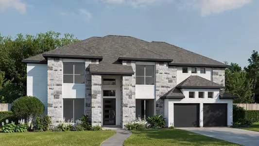 New construction Single-Family house 19018 Autumn Hazelnut Ln, Manvel, TX 77578 plan 4199W - image