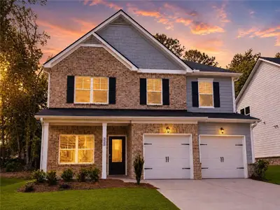 New construction Single-Family house 355 Cedar Wood Trce, Winder, GA 30680 plan The Downey - image