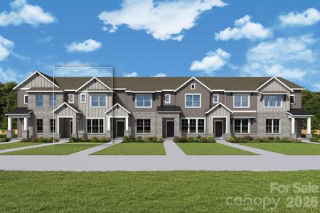 New construction Townhouse house 583 Cape Cod Wy, Rock Hill, SC 29732 plan The Bluestar - image
