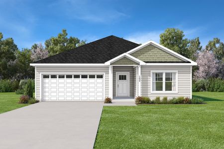New construction Single-Family house 300 Yellowwood Ave, Spring Hope, NC 27882 plan Landon - image