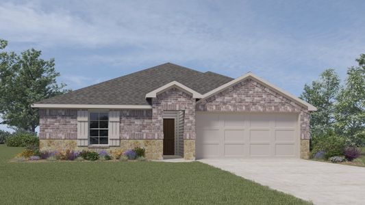 New construction Single-Family house 800 Barton Dr, Ennis, TX 75119 plan Bellvue - image