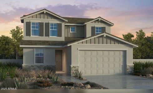 New construction Single-Family house 37703 N Dandelion Ln, San Tan Valley, AZ 85140 plan Evergreen - image