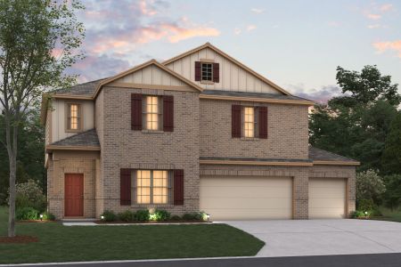 New construction Single-Family house 203 Jordans Est, San Antonio, TX 78264 plan Cortez - image