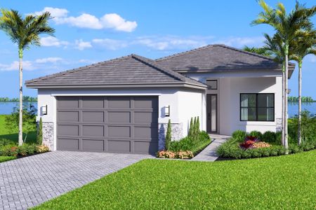 New construction Single-Family house 12320 Sw Calm Pointe Ct, Port St. Lucie, FL 34987 plan Sierra II - image