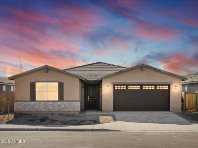 New construction Single-Family house 36853 W La Paz St, Maricopa, AZ 85138 Kellen- photo 1 1