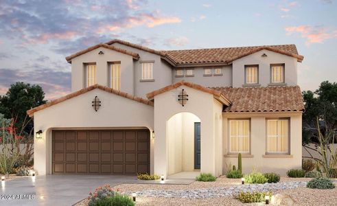 New construction Single-Family house 39950 W Bunker Dr, Maricopa, AZ 85138 San Marino- photo 0