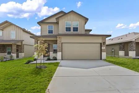 New construction Single-Family house 11706 Lavendale Hunt, San Antonio, TX 78245 plan The Hanna - image
