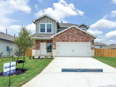 New construction Single-Family house 15542 Peppercorn Isle, Von Ormy, TX 78073 The Jasmine- photo 0 0