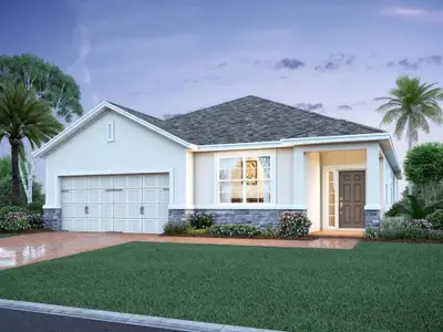 New construction Single-Family house 6711 Yellow Warbler Bnd, St. Cloud, FL 34773 plan Capistrano II - image