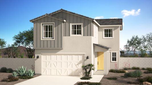 Farmhouse Elevation | Cara | Mandarin at Citrus Park | New Homes in Goodyear, AZ | Landsea Homes