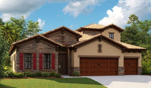 New construction Single-Family house 14816 Rider Pass Dr, Lithia, FL 33547 plan Biscayne II - image