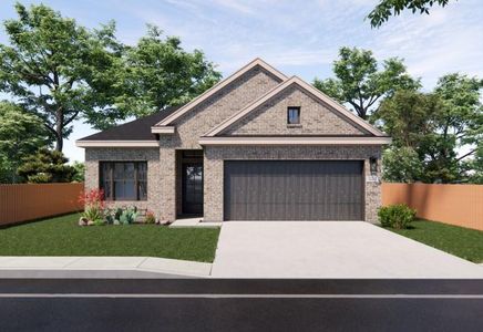 New construction Single-Family house 25632 Wheat Seed Ln, Elgin, TX 78621 plan Cooper - Premier Series - image