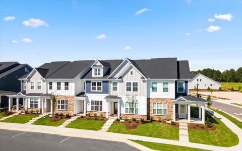 New construction Townhouse house 1629 Wendell Valley Blvd, Wendell, NC 27591 Morgan- photo 0