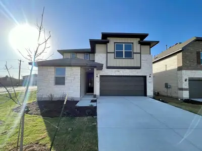 New construction Single-Family house 601 Palo Brea Lp, Hutto, TX 78634 plan Wyatt - image