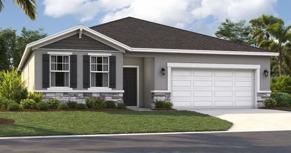 New construction Single-Family house 1652 Blue Lagoon Cir, Mascotte, FL 34753 plan Webber - image