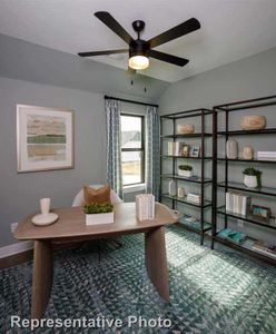 New construction Single-Family house 17022 Shimmer Ray St, Hockley, TX 77447 Lincoln Plan- photo 34 34