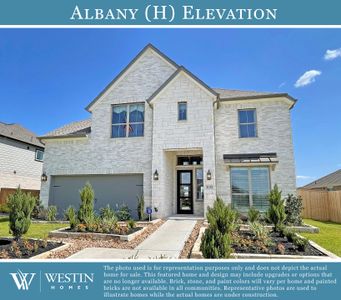 New construction Single-Family house 2455 Moonlit Meadows Dr, Katy, TX 77494 plan The Albany - image
