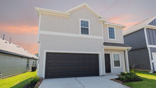 New construction Single-Family house 14034 Mount Hunter Dr, Willis, TX 77318 The Lakeland- photo 0