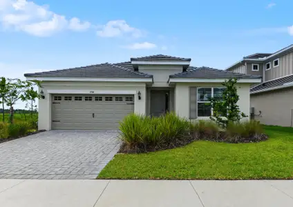 New construction Single-Family house 2366 Wise River Ln, Zephyrhills, FL 33541 plan Hampton II - image