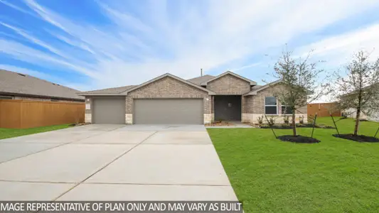 New construction Single-Family house 4016 Shimmer Sol Dr, Brookshire, TX 77423 plan Denton - image