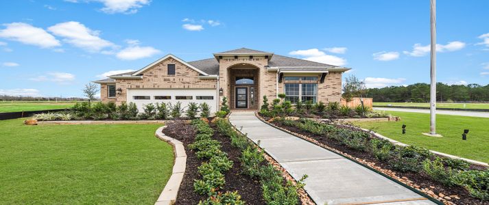 New construction Single-Family house 2223 Orchard Ridge Lane, Tomball, TX 77375 Lynnbrook- photo 0