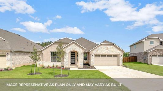 New construction Single-Family house 1901 Ridge Runner Dr, Georgetown, TX 78628 The Hawthorne II- photo 0