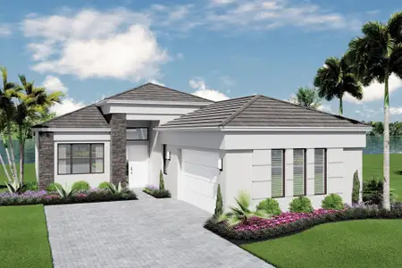 New construction Single-Family house 11219 Sweet Sage Ave, Boynton Beach, FL 33473 plan Barbados - image