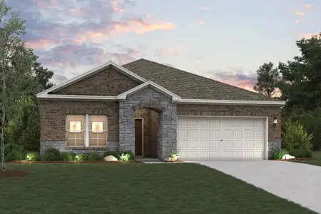 New construction Single-Family house 1056 Miraverde Trl, Crowley, TX 76036 plan Sutherland - image