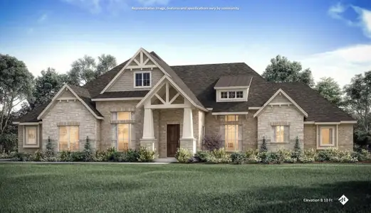 New construction Single-Family house 160 Talpin Ln, Venus, TX 76084 plan Valencia - image