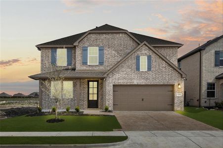 New construction Single-Family house 1416 Diamond Peak Trail, Anna, TX 75409 Caldwell Homeplan- photo 0