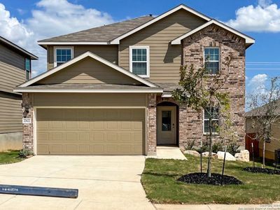 New construction Single-Family house 22622 Double Bogey, San Antonio, TX 78261 The Lombardi- photo 0 0