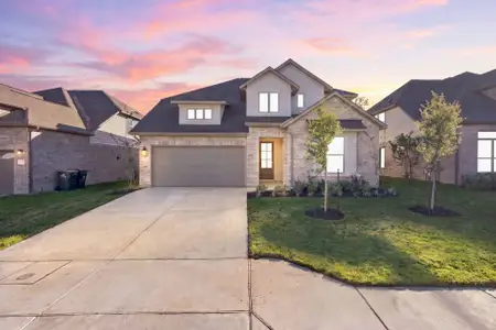 New construction Single-Family house 313 Ridgewell Lp, Georgetown, TX 78633 plan Delta - image
