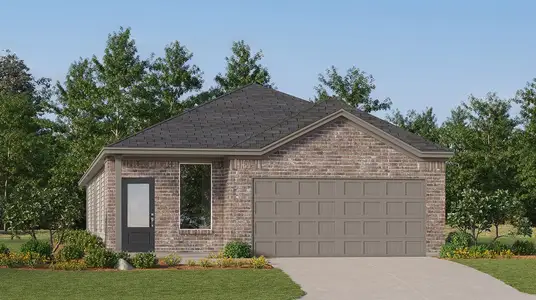 New construction Single-Family house 9704 Ebony Pl, San Antonio, TX 78223 plan Bergen - image