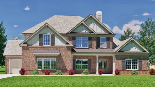 New construction Single-Family house 402 St Regis Dr, Oxford, GA 30054 plan (GA)The Cooper | Side Entry - image